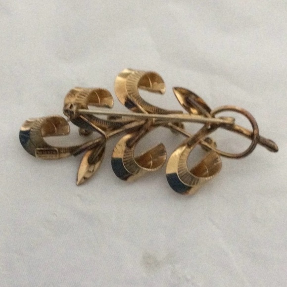 Vintage Pin Real Pearls marked /20 12 KTG - Picture 4 of 5